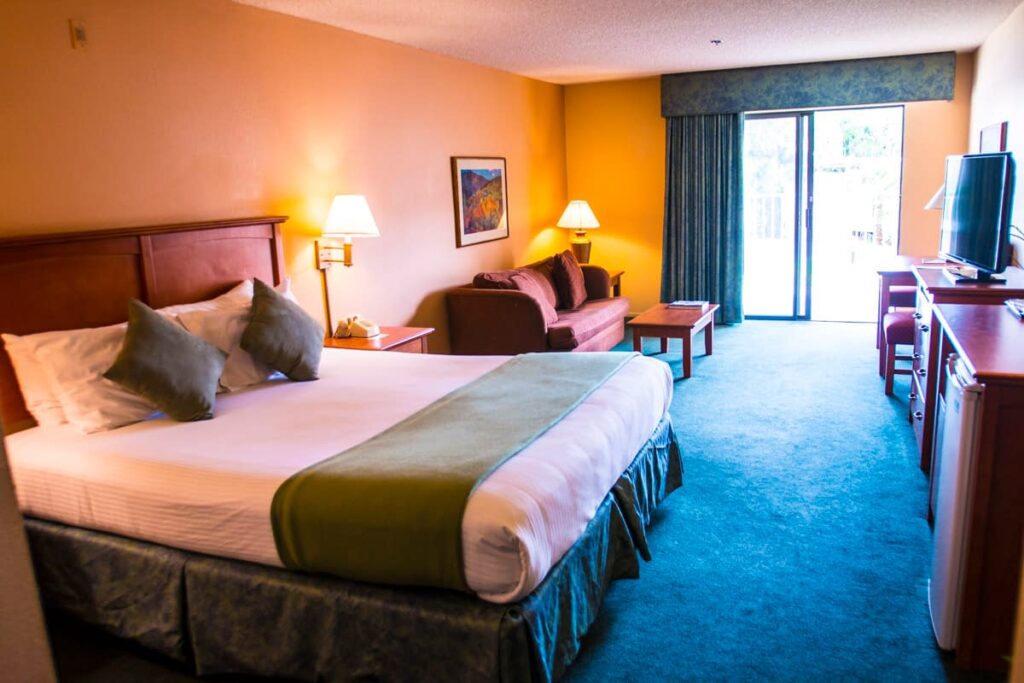 Hotel rooms at Miracle Springs Resort & Spa 