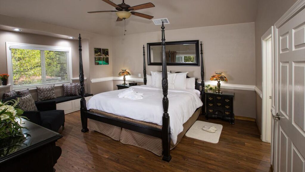 Rooms at Sycamore Mineral Springs Resort in SLO