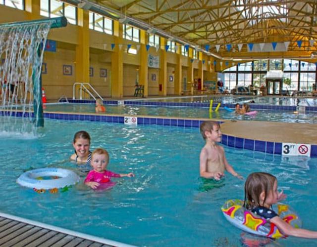 Family-friendly pools at Salida Hot Springs Aquatic Center