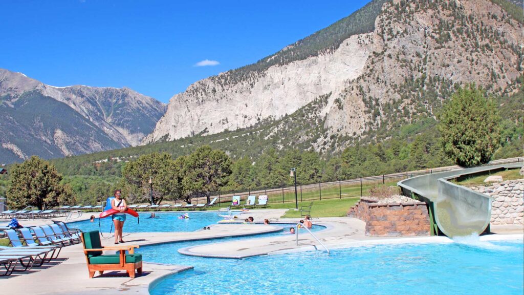 Water Slide of The Upper Pools of Mount Princeton