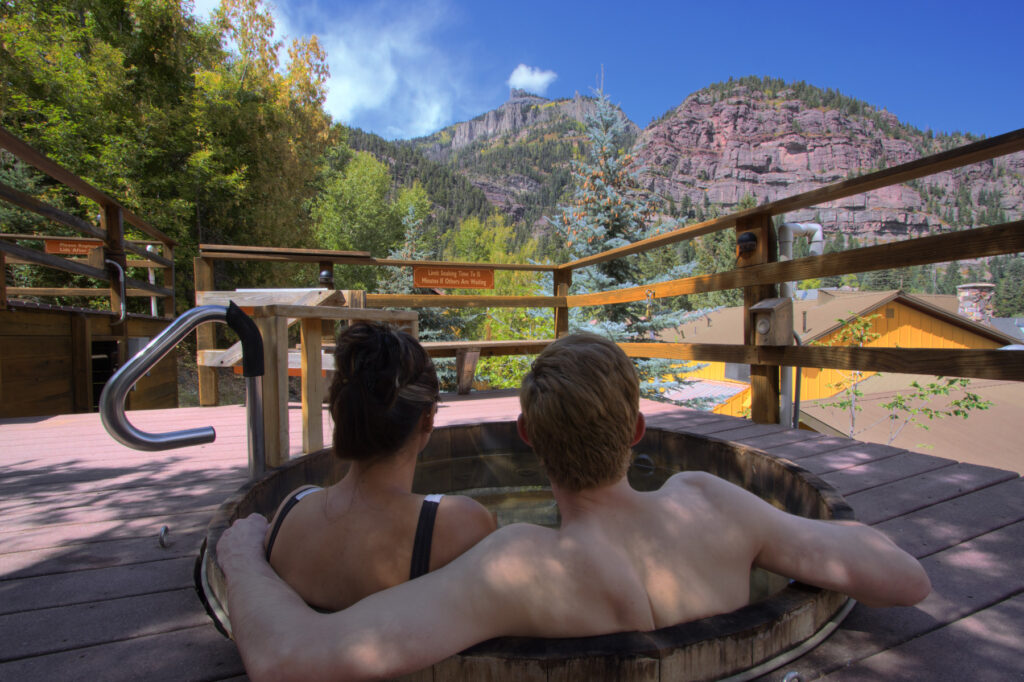 The pools at Box Canyon Lodge & Hot Springs
