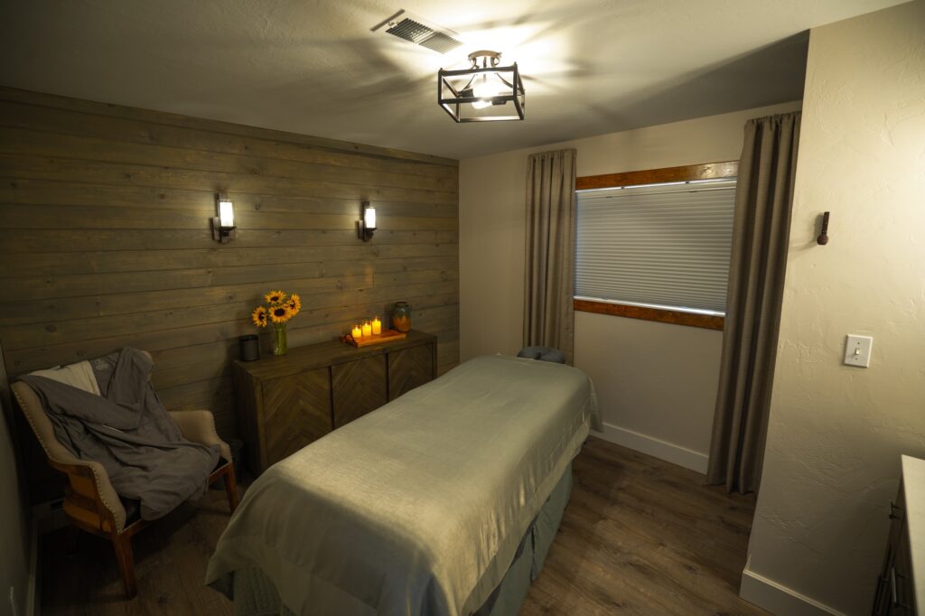 Massage room. Photo: Hot Springs Pools. Photo: Durango Hot Springs Resort and Spa