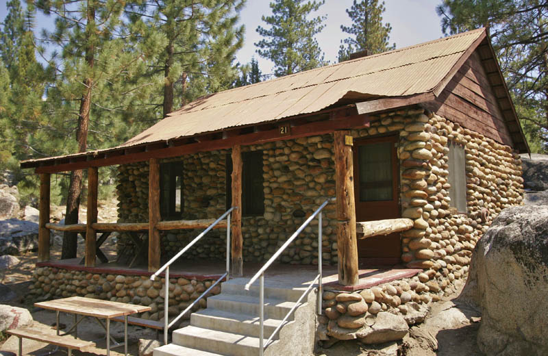 Rustic cabins. Photo: Mono Hot Springs