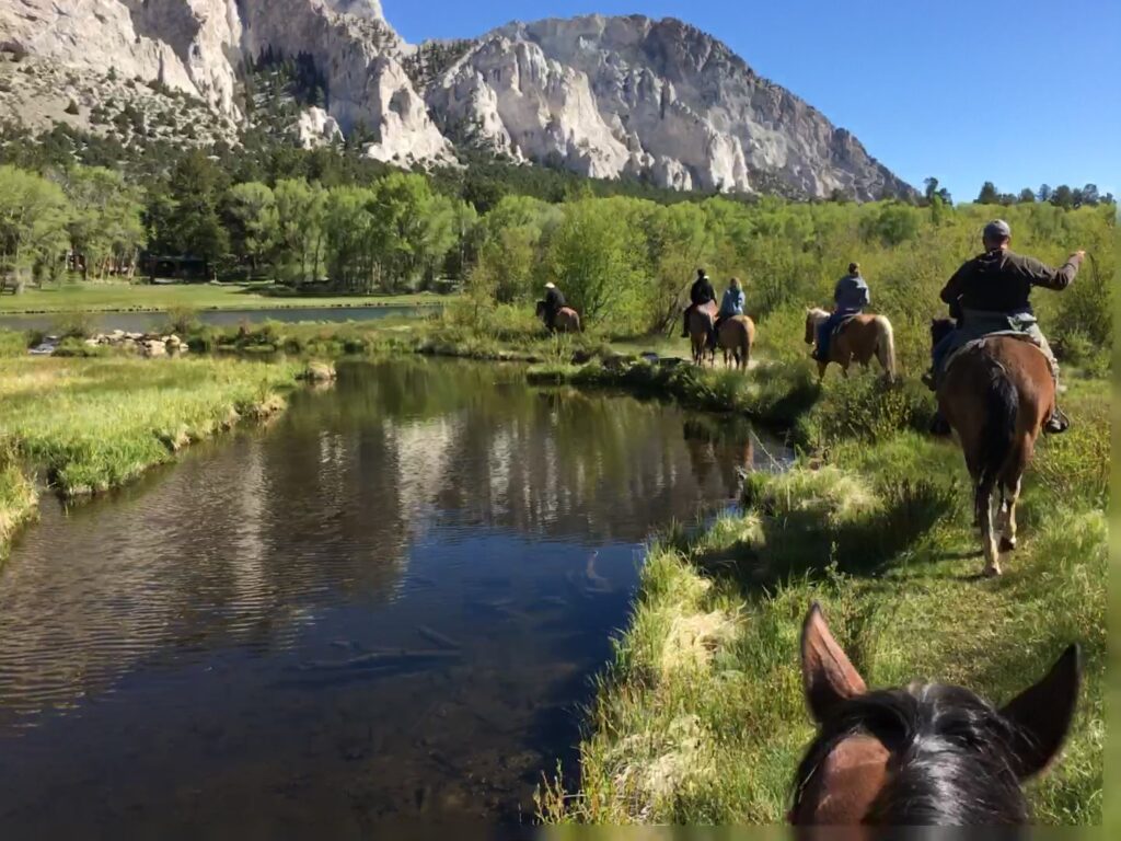 Horse riding is a favorite activity at Dear Valley Ranch