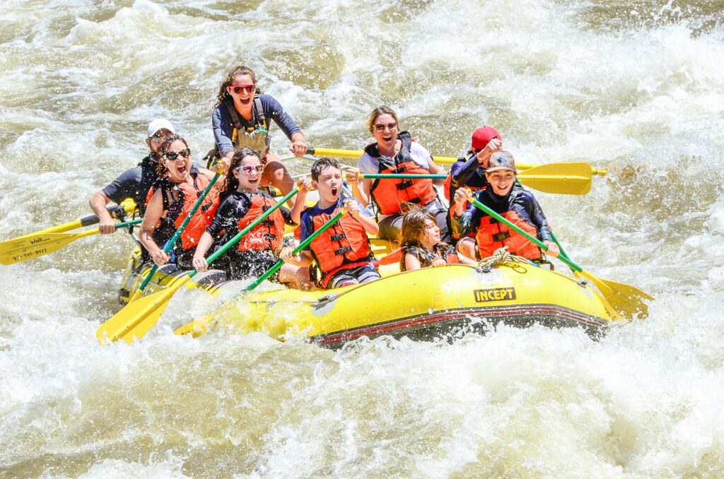 Whitewater Rafting on the Colorado River Near Glenwood Springs