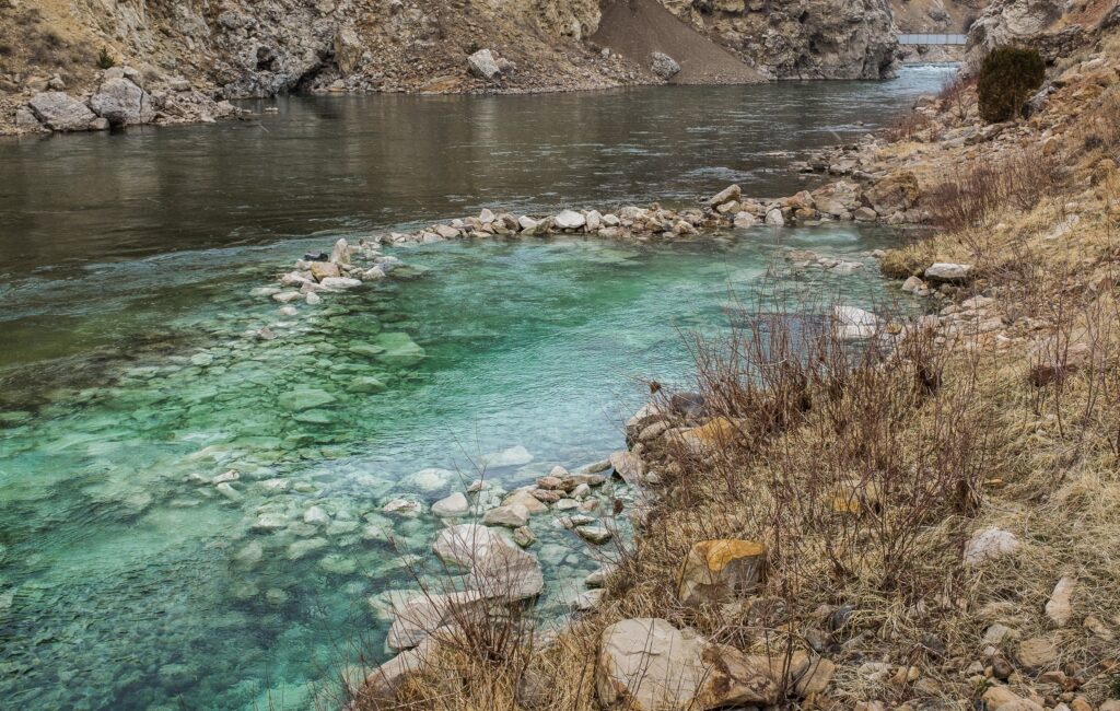The beauty of Shoshone Hot Springs