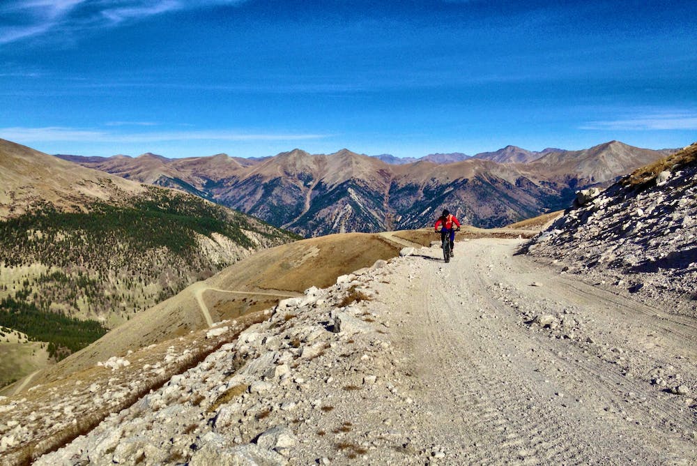Mount Antero a wonderful Hike trail and mountain Biking route in Colorado. photo: Fatmap